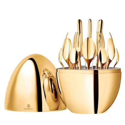 SET DE CUBIERTOS DE LUJO DORADOS - 24 PIEZAS